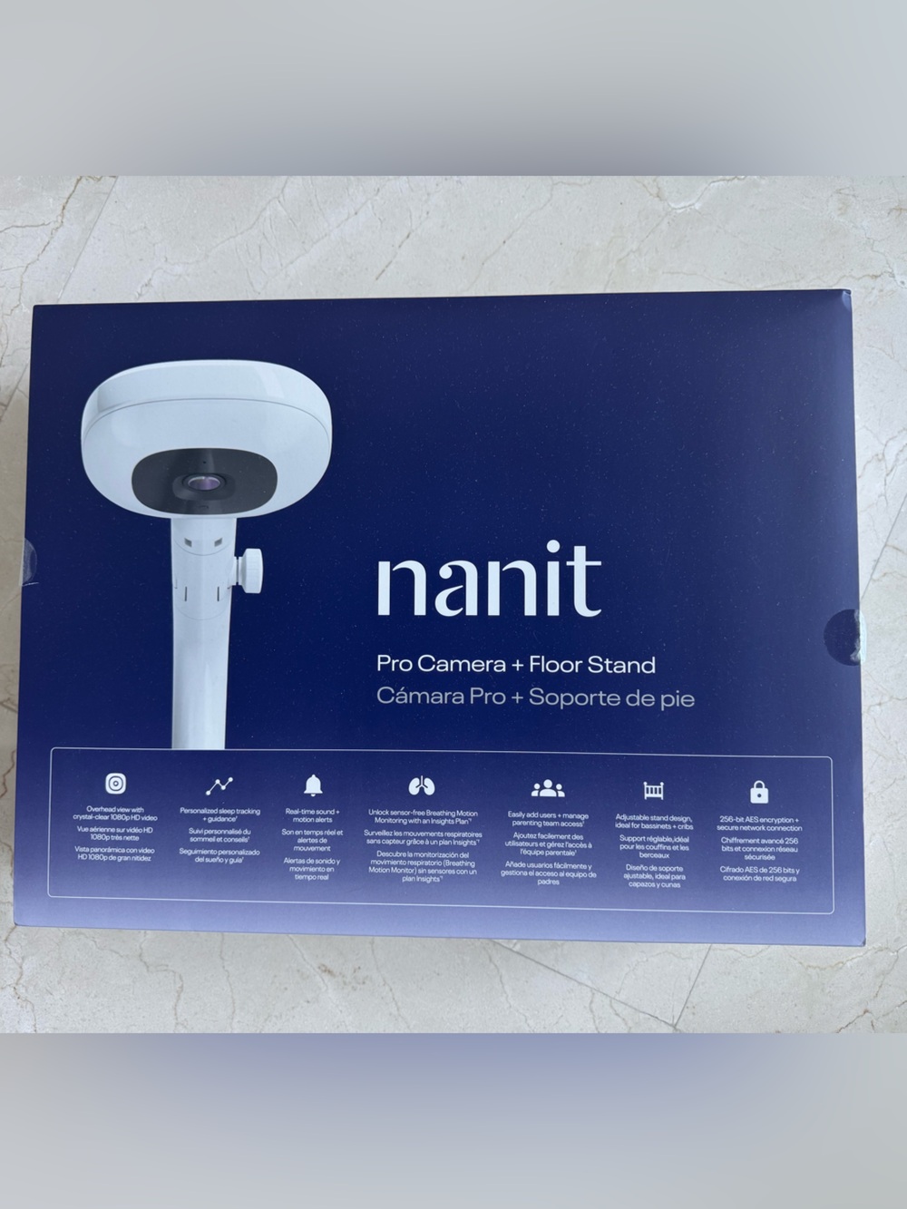 Nanit Pro Camera + Floor Stand - White